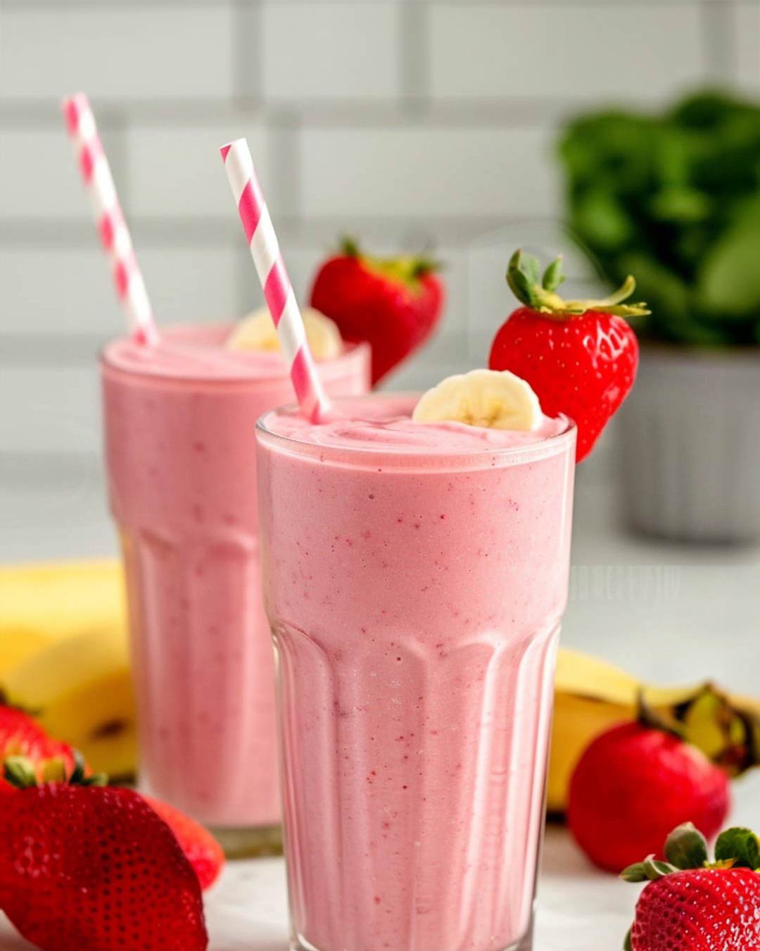 Strawberry Greek Yogurt Smoothie